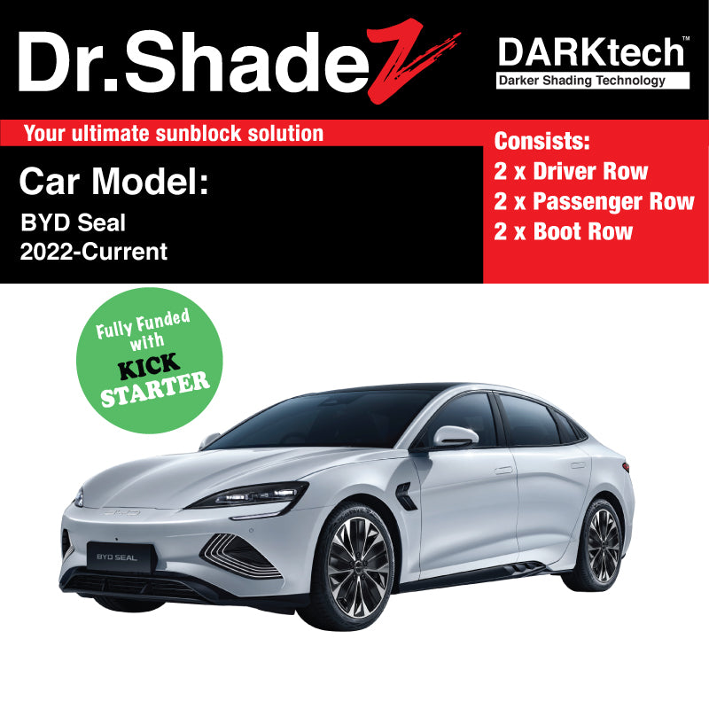 DARKtech BYD Seal 2022-Current China SUV Customised Car Window Magnetic Sunshades
