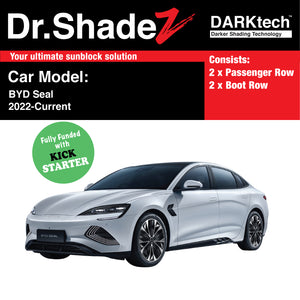 DARKtech BYD Seal 2022-Current China SUV Customised Car Window Magnetic Sunshades