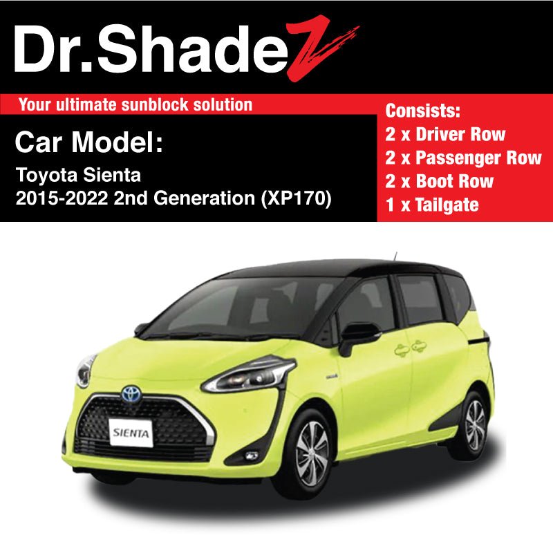 Toyota Sienta 2015-2020 2nd Gen XP170 Customised Car Magnetic