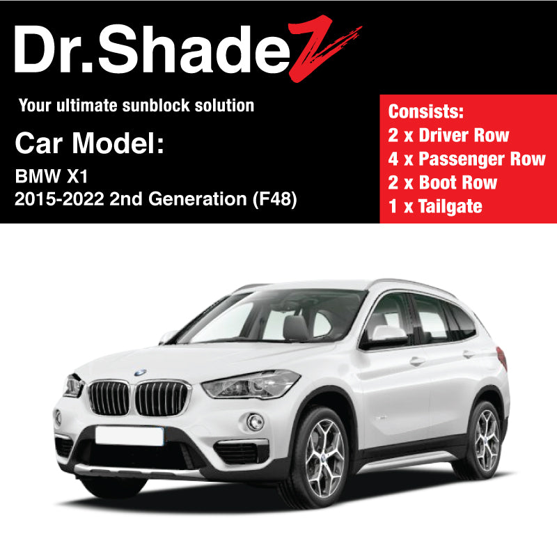 BMW X1 2015-2022 2nd Generation (F48) Customised Luxury Germany Compact SUV Car Window Magnetic Sunshades