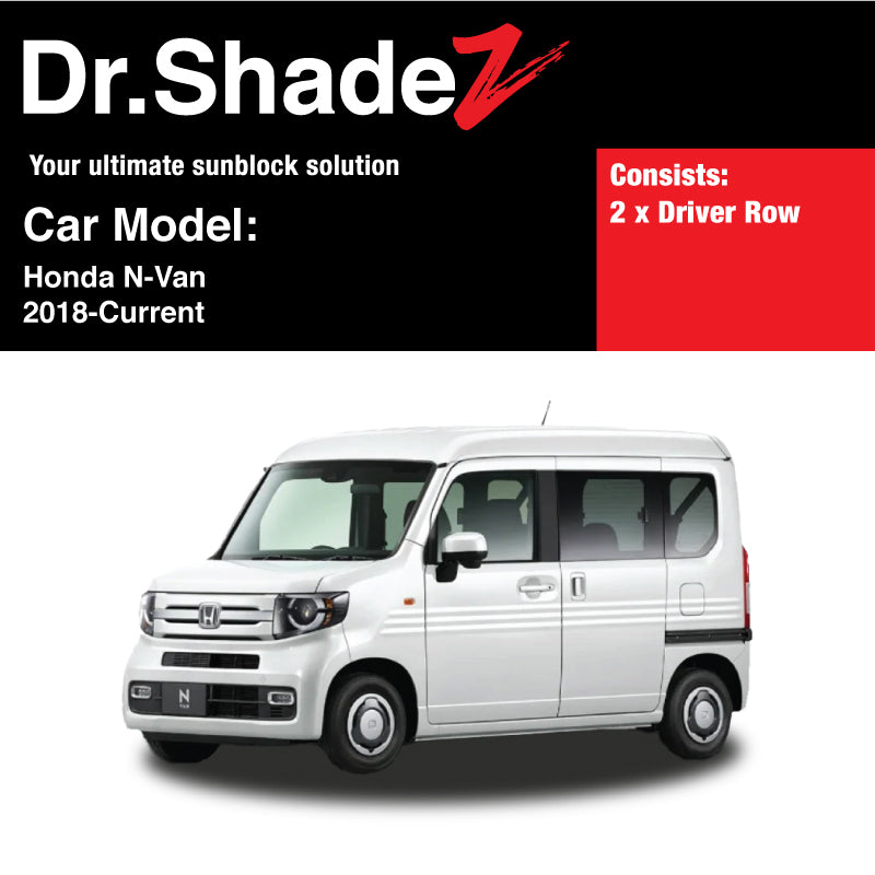 Honda N-Van 2018-Current 1st Generation (263) Japan Commercial Van Customised Car Window Magnetic Sunshades