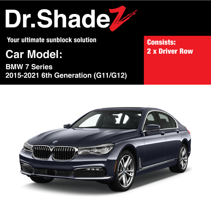 BMW 7 series 2015-2021 6th Generation (G11 G12) Customised Luxury Germany Sedan Car Window Magnetic Sunshades
