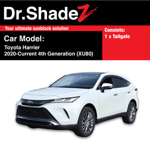 Toyota Harrier 2020-Current 4th Generation (XU80) Japan SUV Customised Car Window Magnetic Sunshades