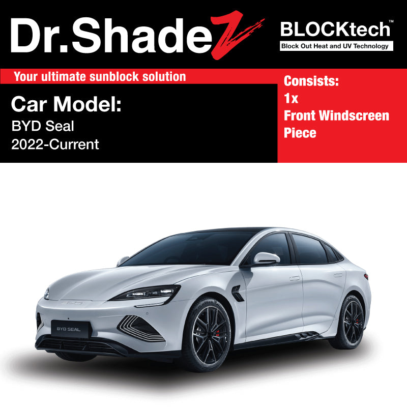 BLOCKtech Premium Front Windscreen Foldable Sunshade for BYD Seal 2022-Current