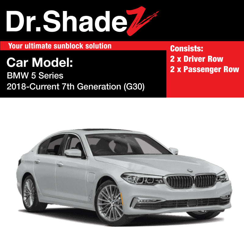 Custom Sun Shade Visor For BMW 5-Series G30 Sedan 2016-2020 - Front Windshield