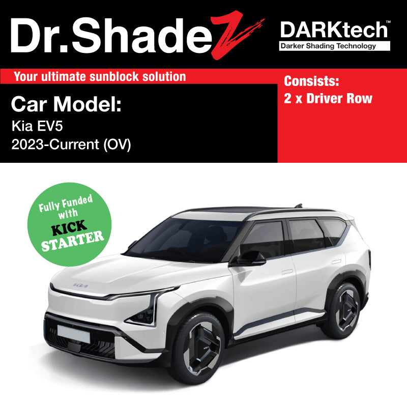DARKtech Kia EV5 2023-Current (OV) Korea SUV Customised Magnetic Sunshades