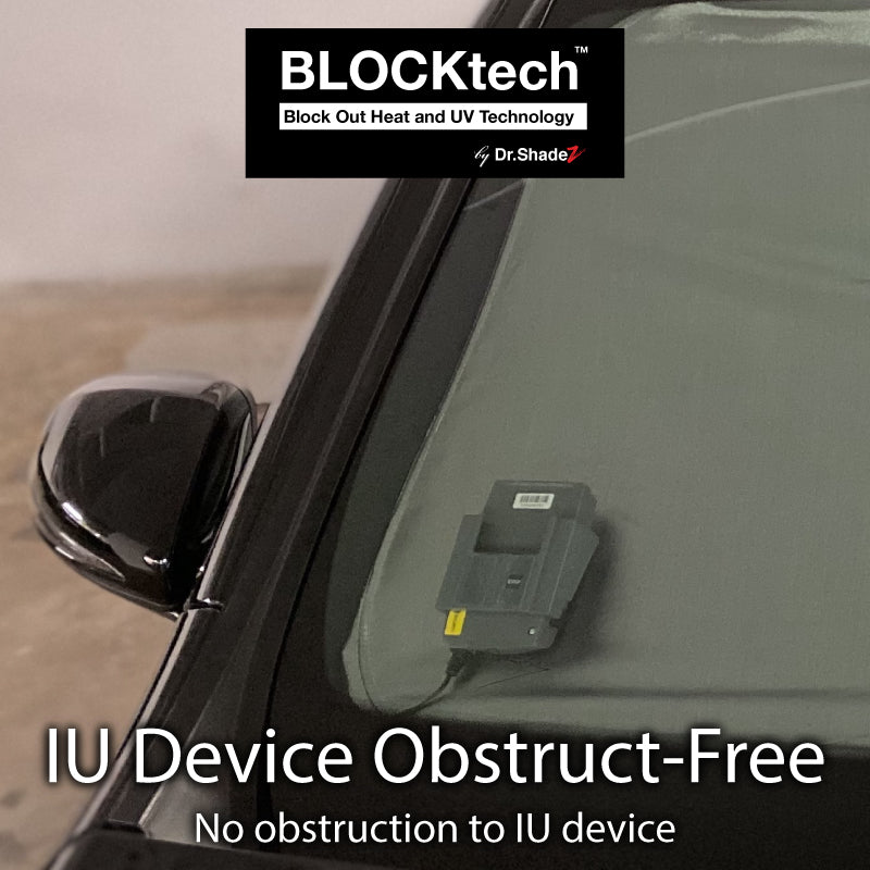 BLOCKtech Premium Front Windscreen Foldable Sunshade for Porsche Cayenne 2017-Current 3rd Generation (9YA/9YB)