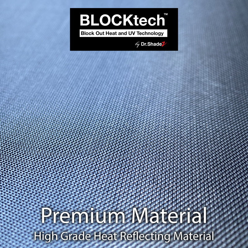 BLOCKtech Premium Front Windscreen Foldable Sunshade for Tesla Model 3 2019-Current 1st Generation