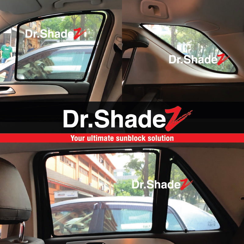 Mercedes Benz GLE Class 2012-2019 3rd Generation (W166) German Luxury SUV Customised Car Window Magnetic Sunshades - dr shadez australia au singapore sg germany de side doors window sunshades sample fitment photos pictures