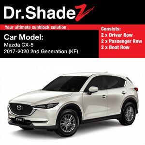 Mazda CX-5 2017-2020 2nd Generation (KF) Japan Compact Crossover SUV Customised Car Window Magnetic Sunshades