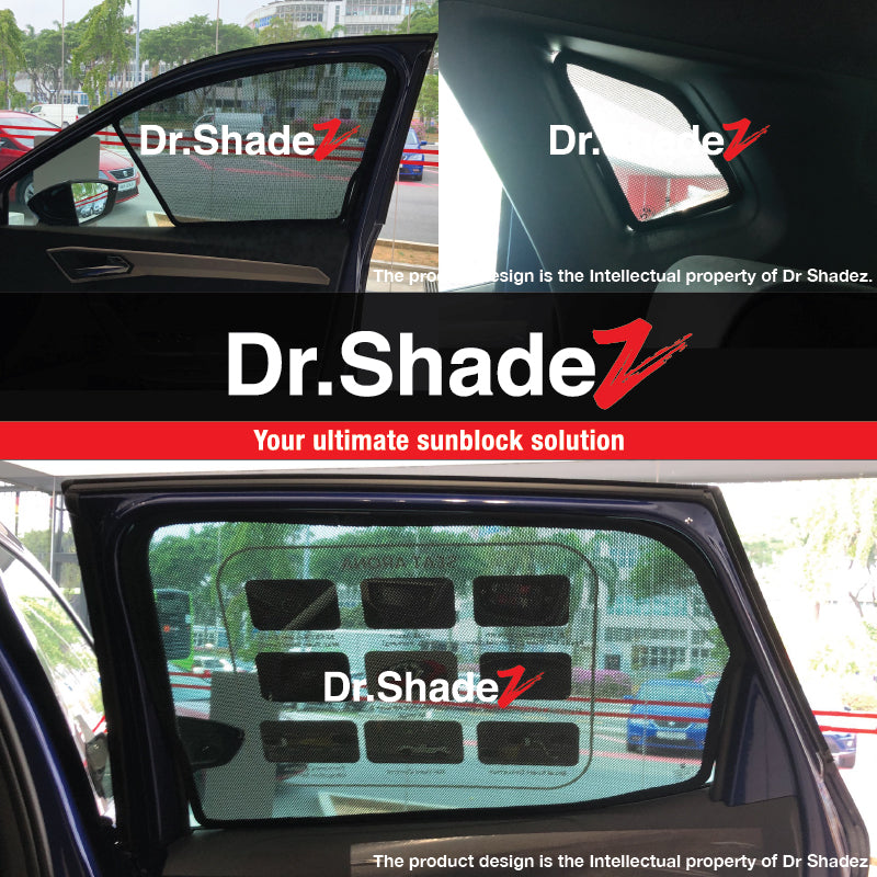 Seat Arona 2017 2018 2019 1st Generation Spain Compact SUV Customised Car Window Magnetic Sunshades 6 Pieces fitting photos - dr shadez sg