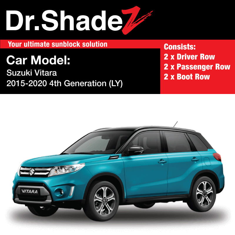 Suzuki Vitara 2015 2016 2017 2018 2019 2020 4th Generation (LY) Japan Compact SUV Customised Car Window Magnetic Sunshades - drshadez au sg my autobacs sg jp