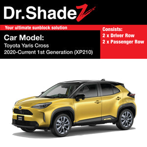 Toyota Yaris Cross 2020-Present 1st Generation (XP210) Japan SUV Customised Car Window Magnetic Sunshades - Dr Shadez Australia