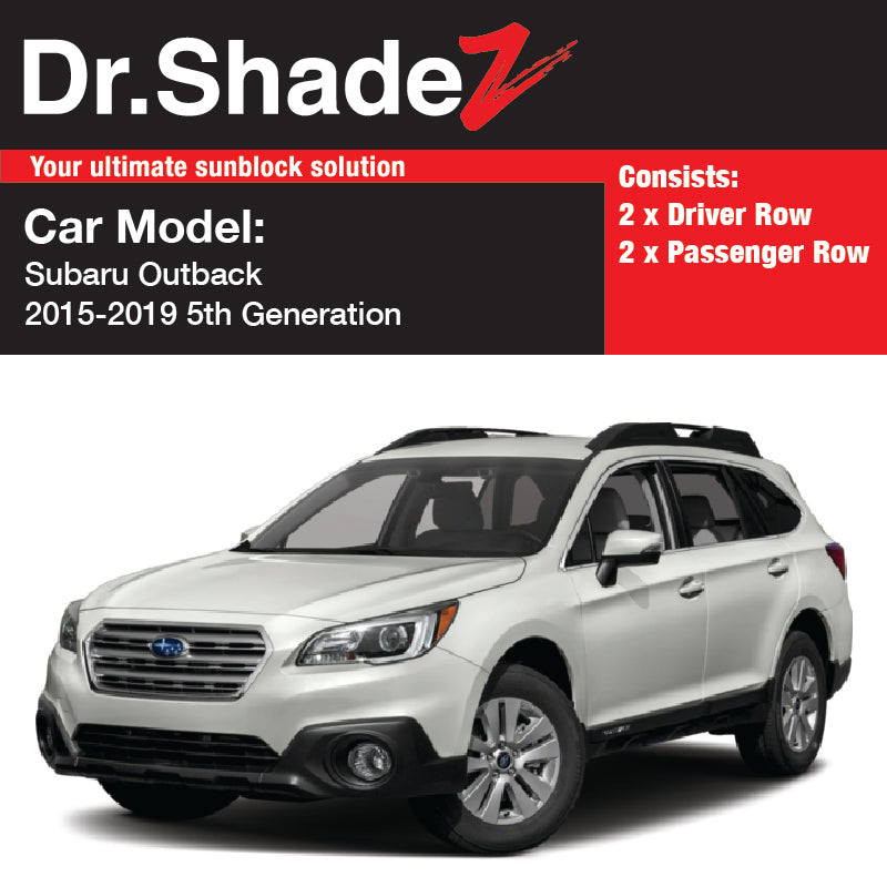 Subaru Outback 2015-2019 5th Generation Japan Stationwagon Customised Window Magnetic Sunshades
