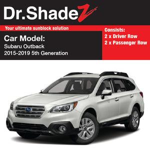 Subaru Outback 2015-2019 5th Generation Japan Stationwagon Customised Window Magnetic Sunshades