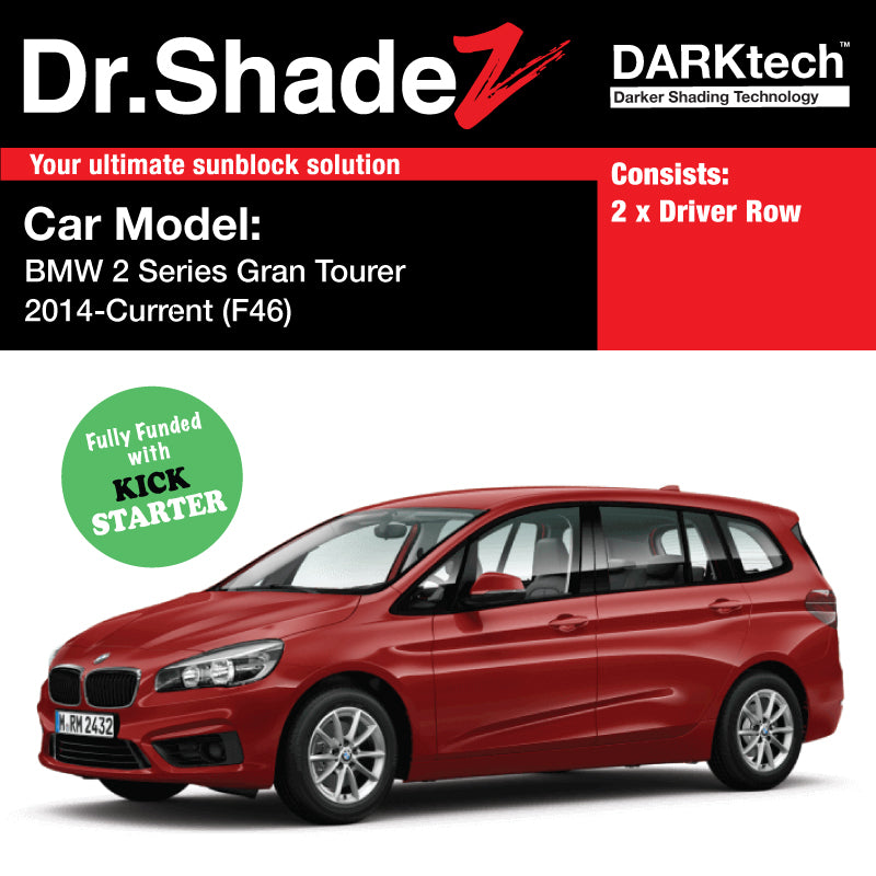 DARKtech BMW 2 Series Gran Tourer 2014-Current (F46) Customised Japan Car Window Magnetic SunshadesDARKtech BMW 2 Series Gran Tourer 2014-2021 1st Generation (F46) Customised Japan Car Window Magnetic Sunshades driver row