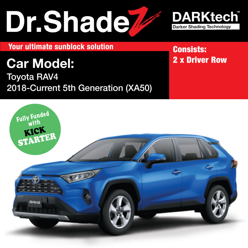 DARKtech Toyota RAV4 2018-Current 5th Generation (XA50) Customised Japan SUV Window Magnetic Sunshades